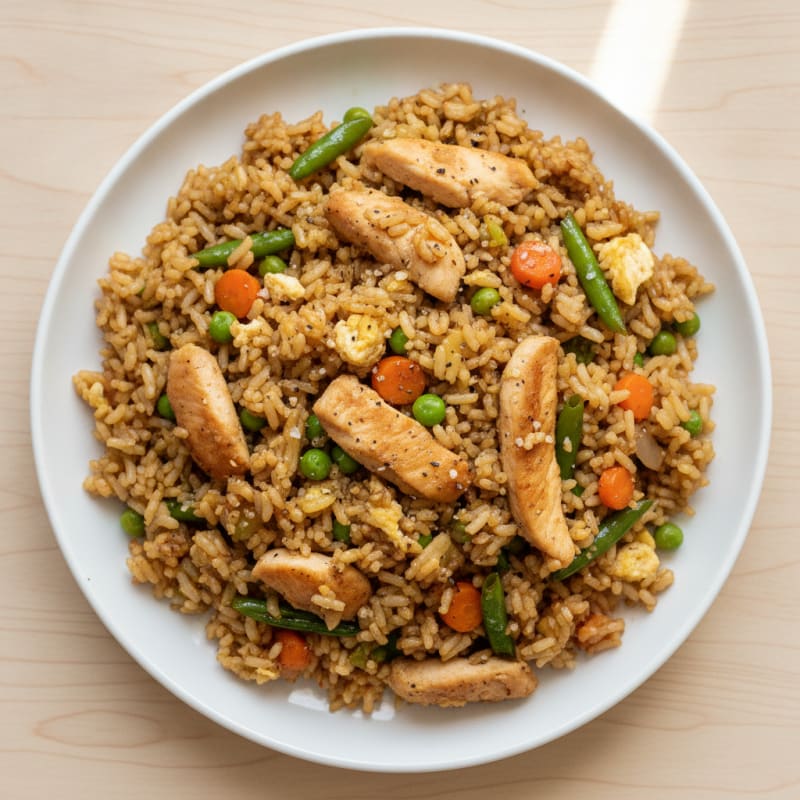 Savory Chicken and Vegetable Fried Rice