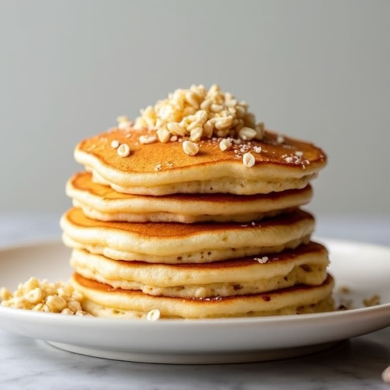 Fluffy Vanilla Protein Pancakes
