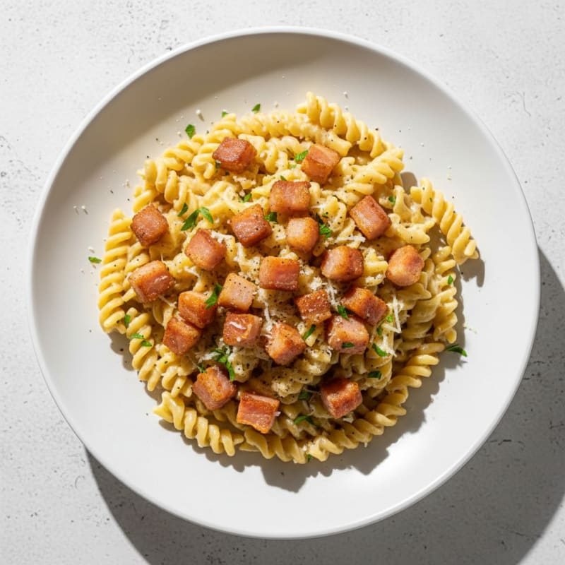 Classic Carbonara with Crispy Pancetta