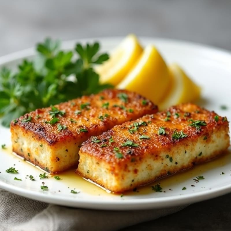 Herb-Crusted Pan-Seared Tofu Steaks