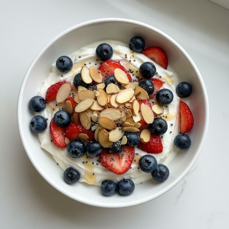 Creamy Greek Yogurt Protein Parfait with Berries