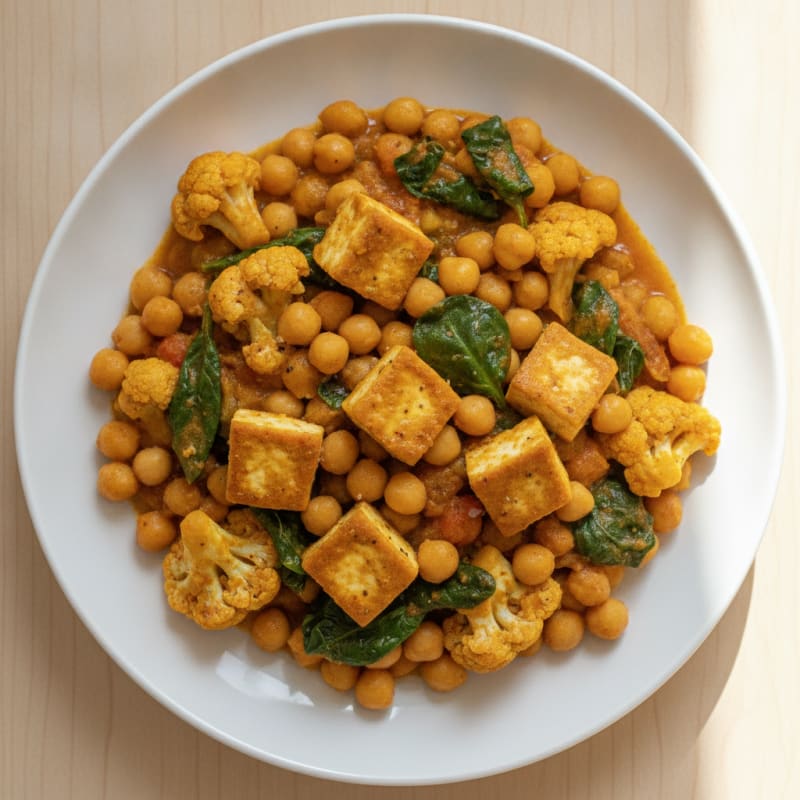 Hearty Chickpea and Vegetable Curry