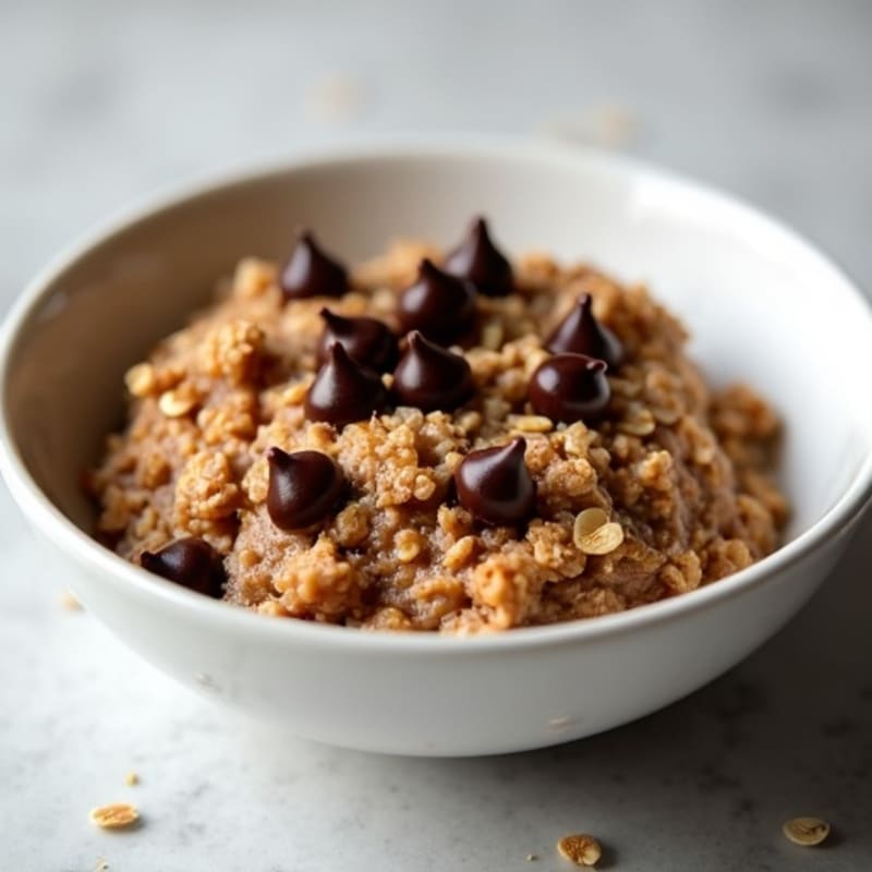 Chewy Chocolate Chip Protein Baked Oats