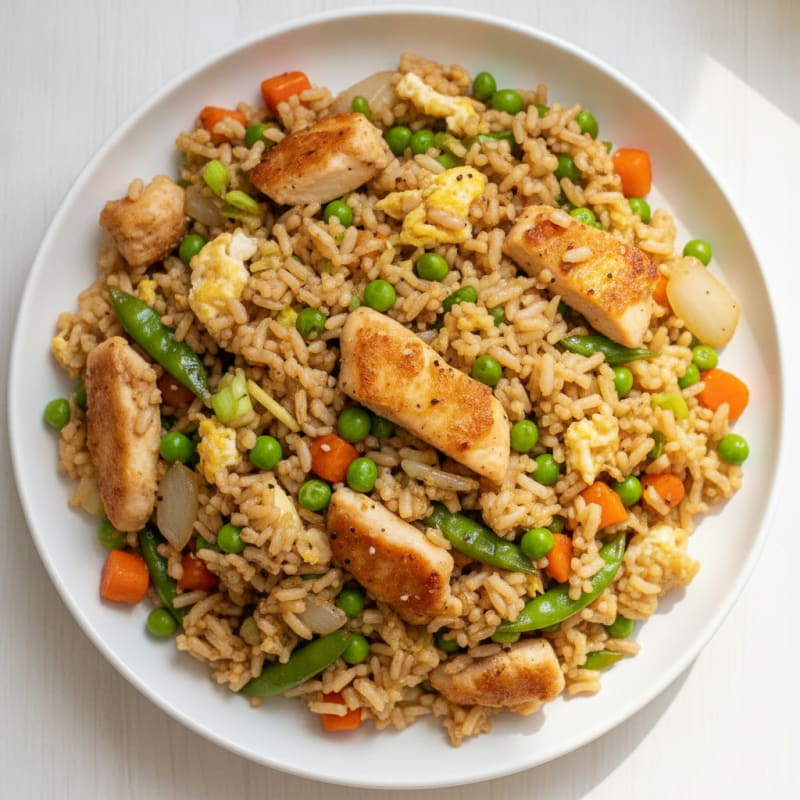 Chicken Fried Rice with Vegetables