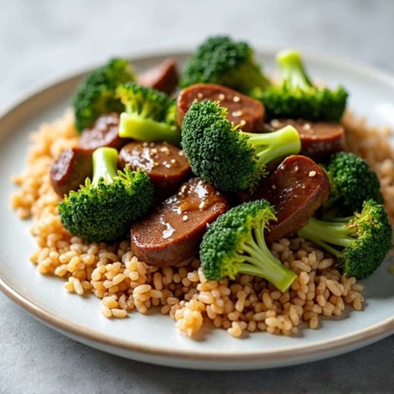 Lean Beef and Crispy Broccoli Stir-Fry