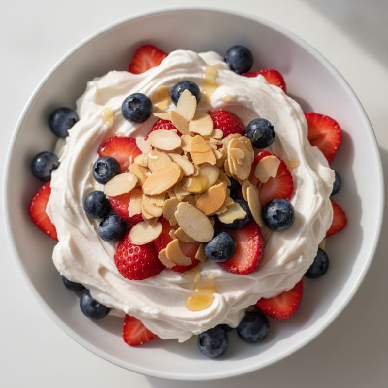 Creamy Greek Yogurt Protein Parfait with Berries