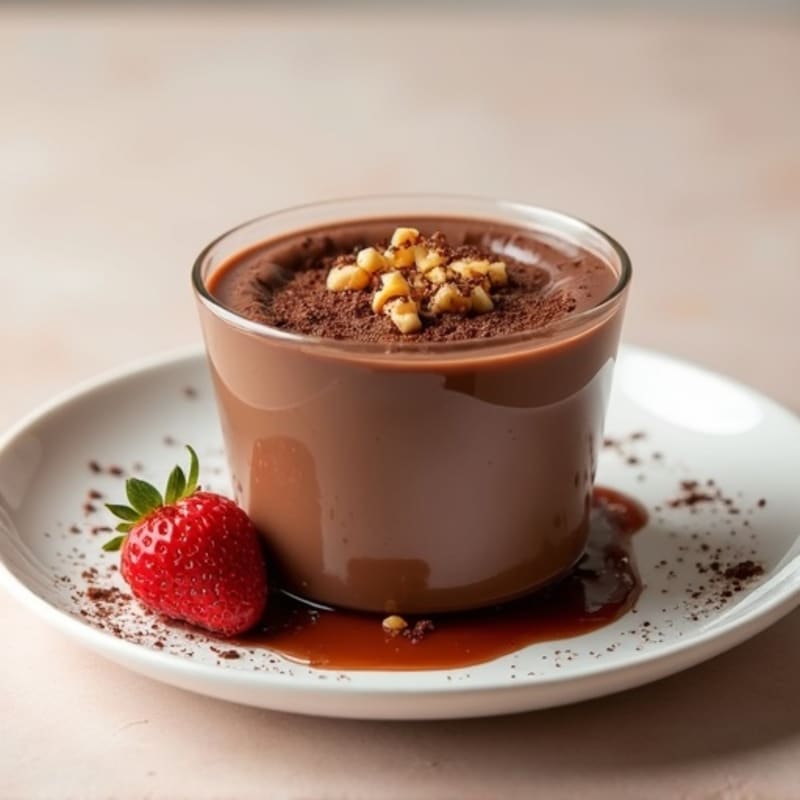 Silky Chocolate Protein Pudding with Greek Yogurt
