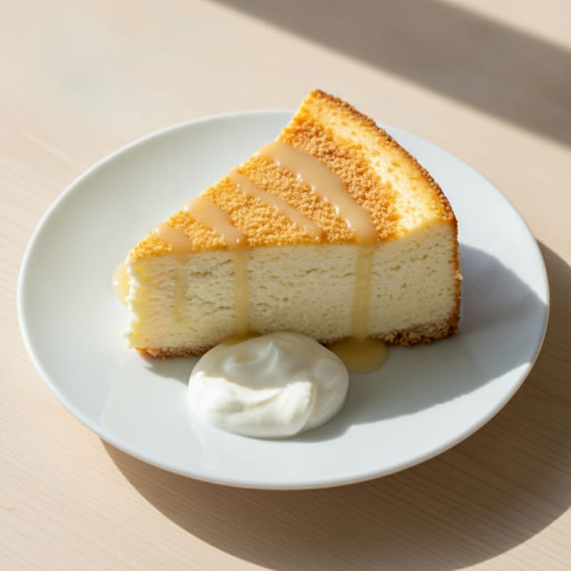 Vanilla Protein Cheesecake with Greek Yogurt