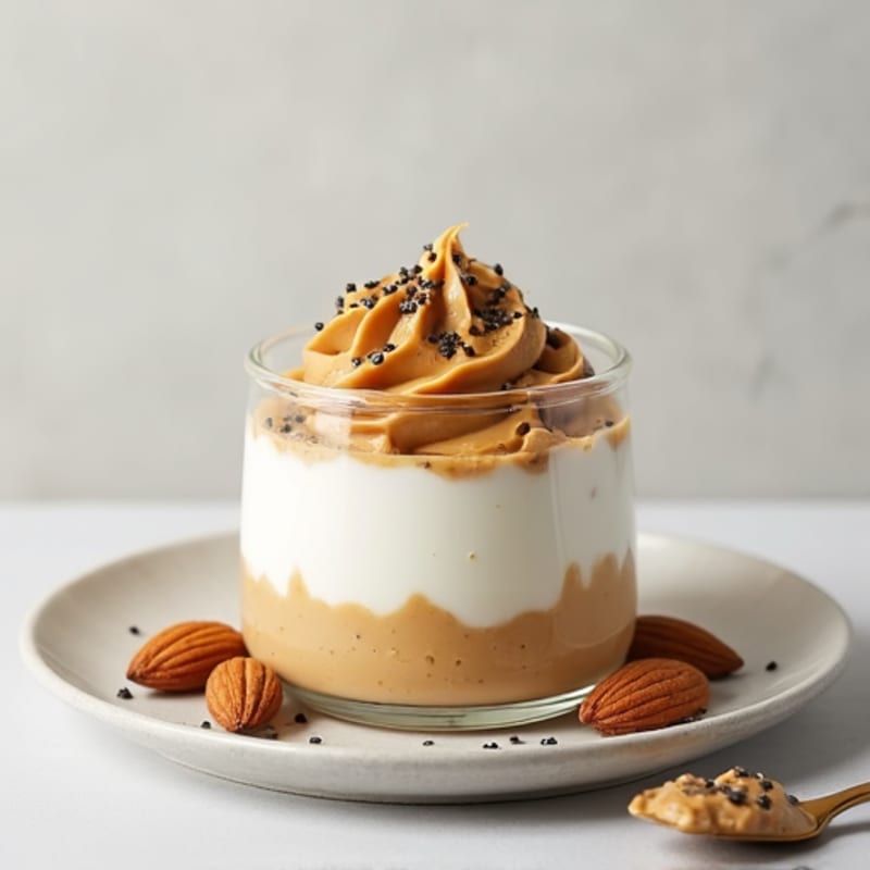 Greek Yogurt with Almond Butter and Chia Seeds