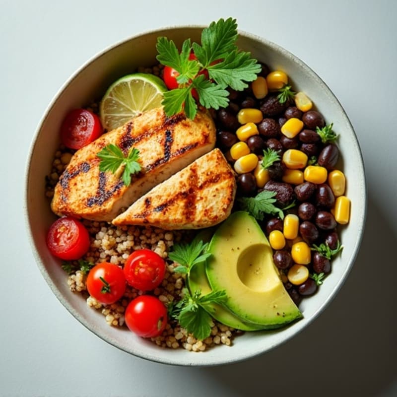 Cilantro-Lime Grilled Chicken Power Bowl