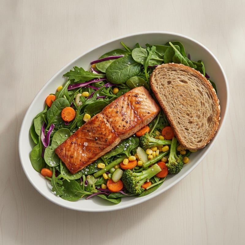 Teriyaki Salmon Grain Bowl