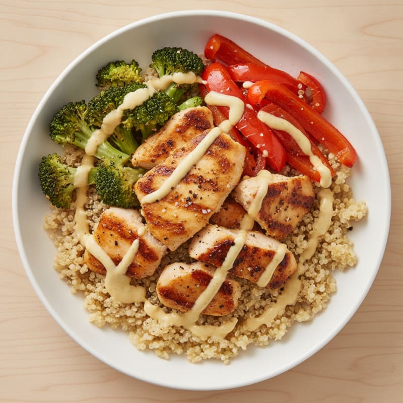 Chicken and Veggie Grain Bowl