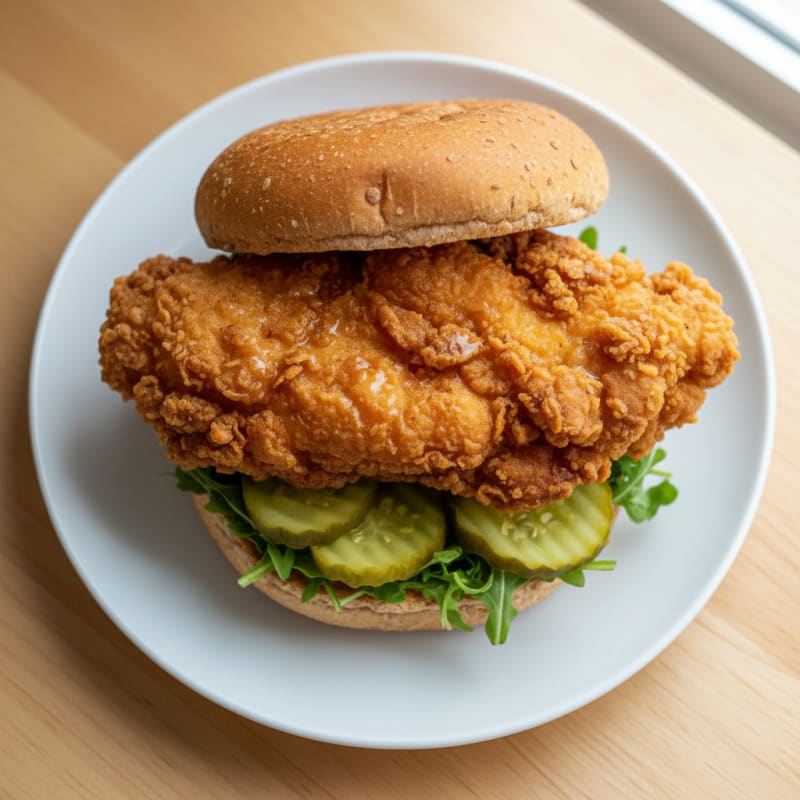 Crispy Buttermilk Fried Chicken Sandwich