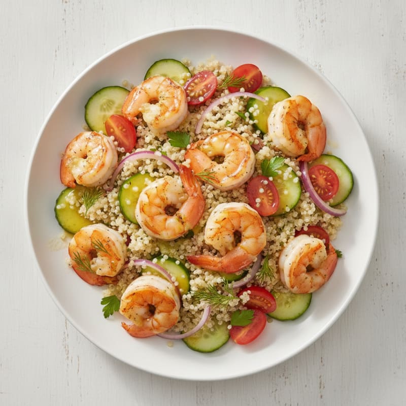 Lemon-Herb Shrimp and Quinoa Salad