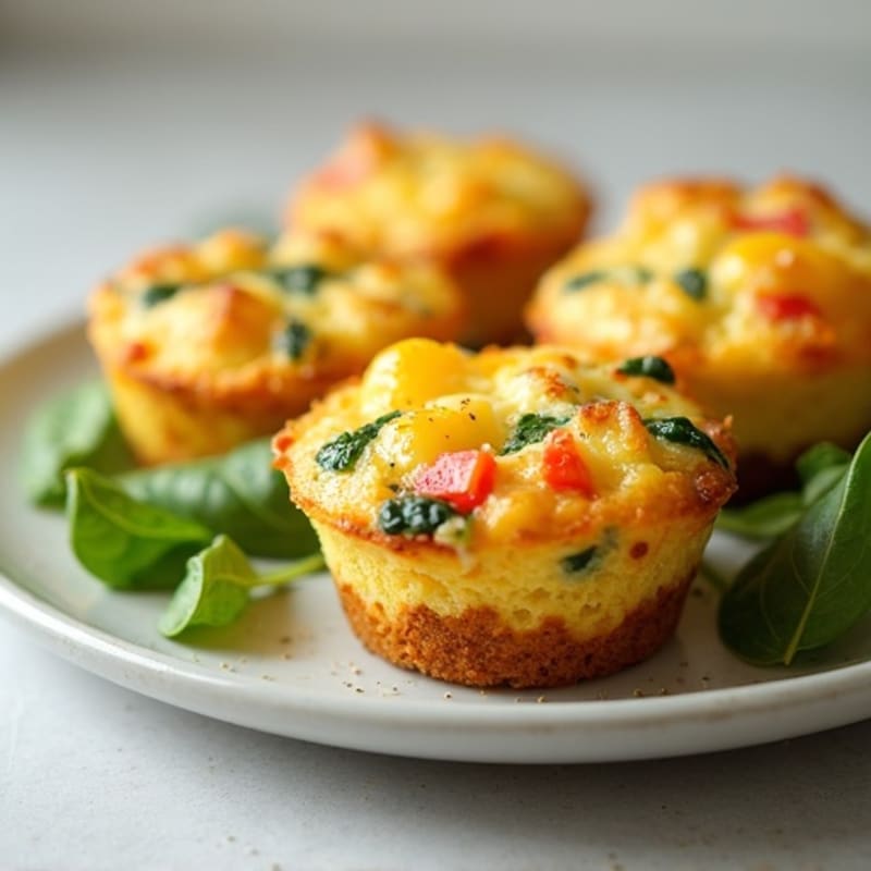 Fluffy Egg and Veggie Muffins