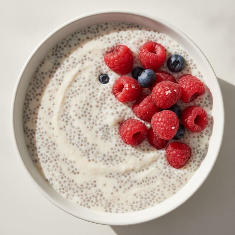 High-Protein Coconut Chia Seed Pudding