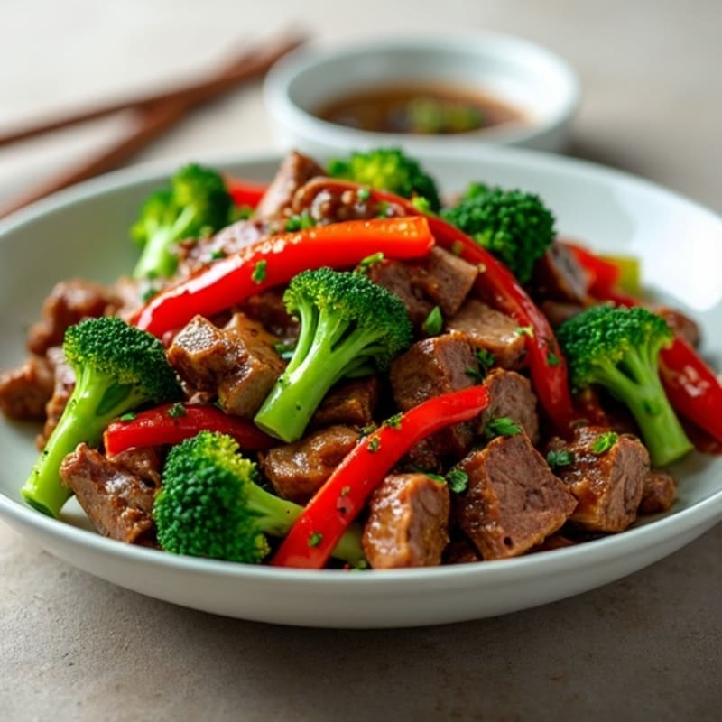 Lean Beef and Crispy Broccoli Stir-Fry