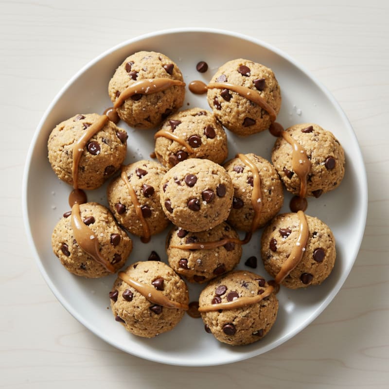 No-Bake High Protein Chocolate Chip Cookie Dough Bites