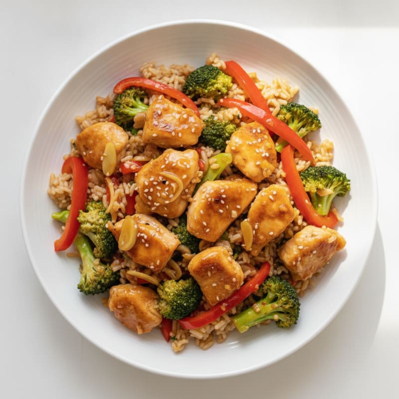 Orange Glazed Chicken Stir-Fry