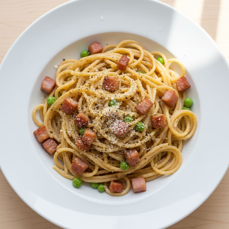 Classic Carbonara with Pancetta and Egg