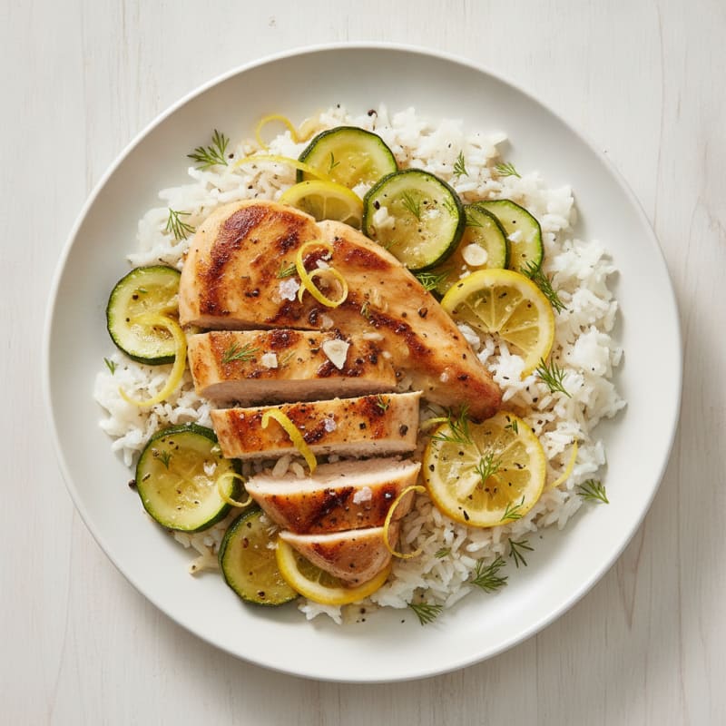 Lemon Herb Chicken and Rice