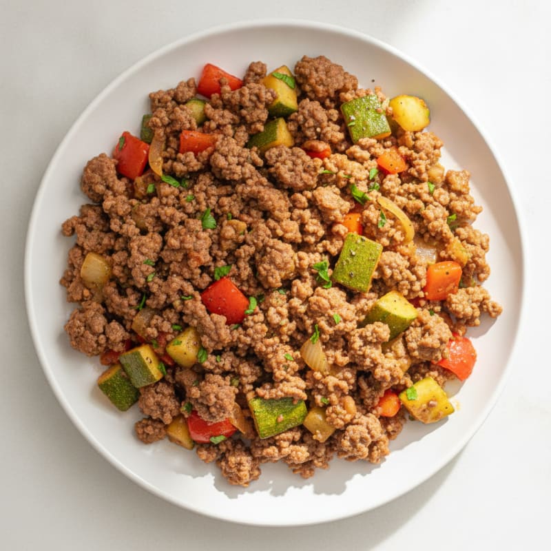 Ground Beef and Vegetable Skillet