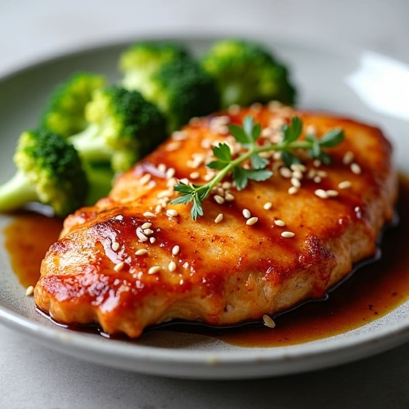 Crispy Teriyaki Glazed Chicken