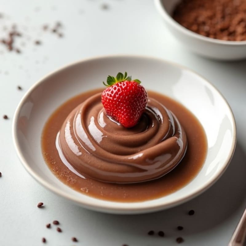 Silky Chocolate Protein Pudding with Greek Yogurt