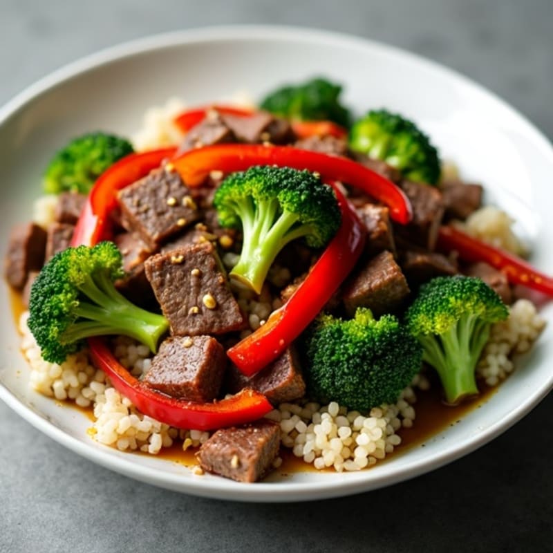 Lean Beef and Crispy Broccoli Stir-Fry