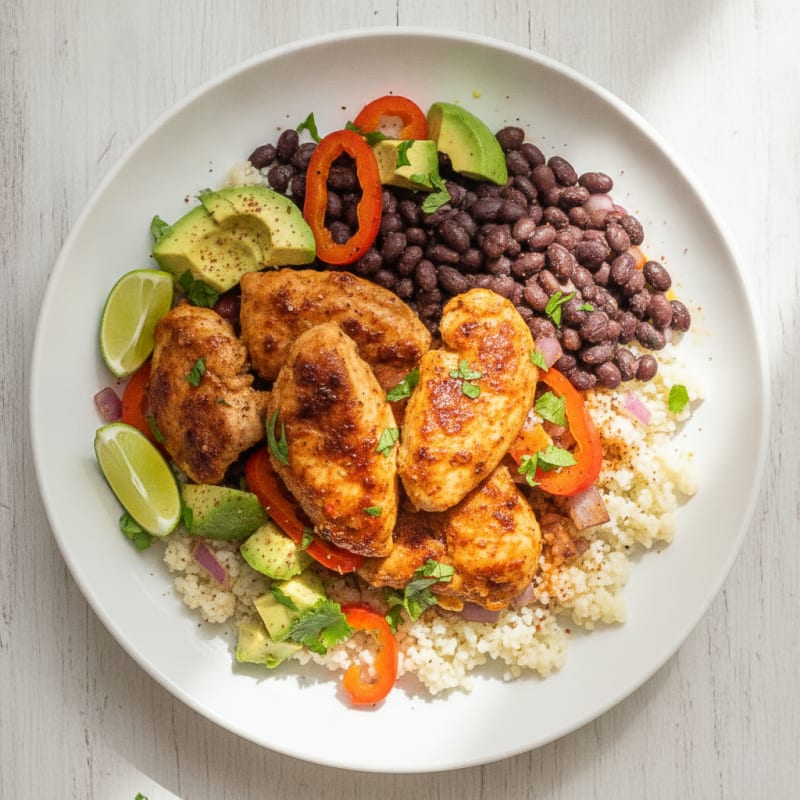 Chipotle Chicken and Black Bean Bowl
