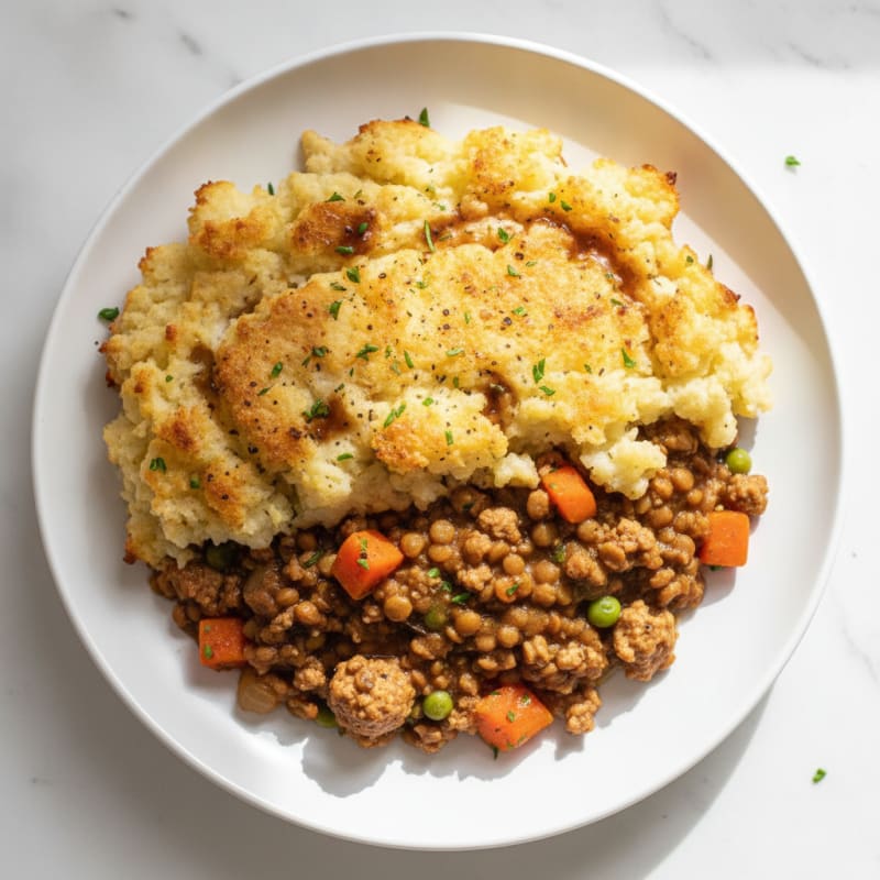 Loaded Lentil and Vegetable Shepherd's Pie