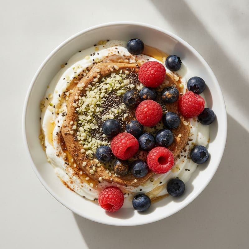 Berry Seeded Greek Yogurt Bowl