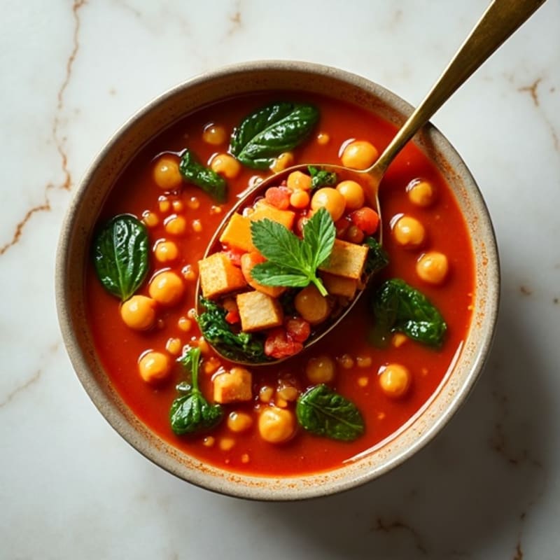 Hearty Spiced Chickpea and Tomato Stew