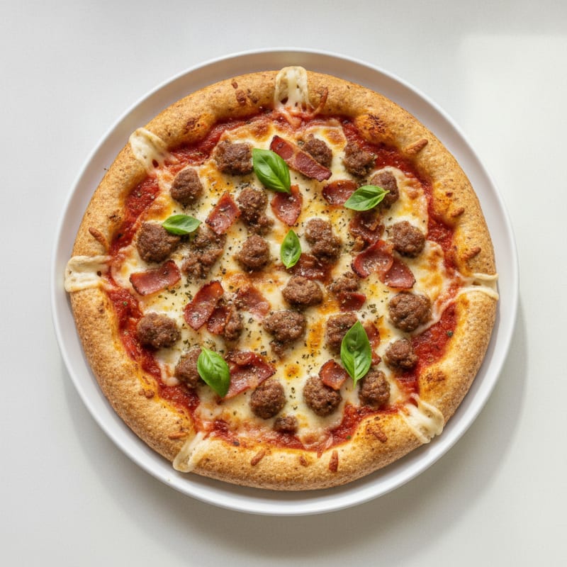 Meat Lovers Stuffed Crust Pizza