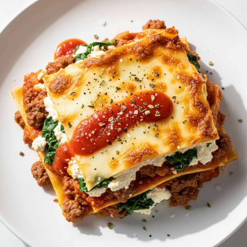 Classic Beef and Ricotta Lasagna Bake
