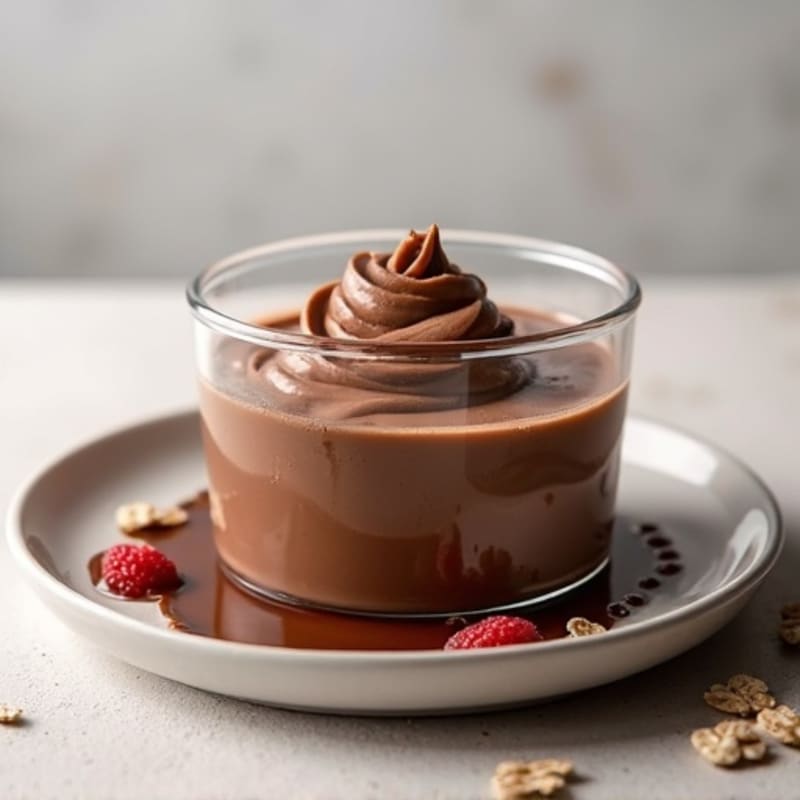 Silky Chocolate Protein Pudding with Greek Yogurt