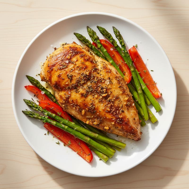 Crispy Lemon-Herb Roasted Chicken