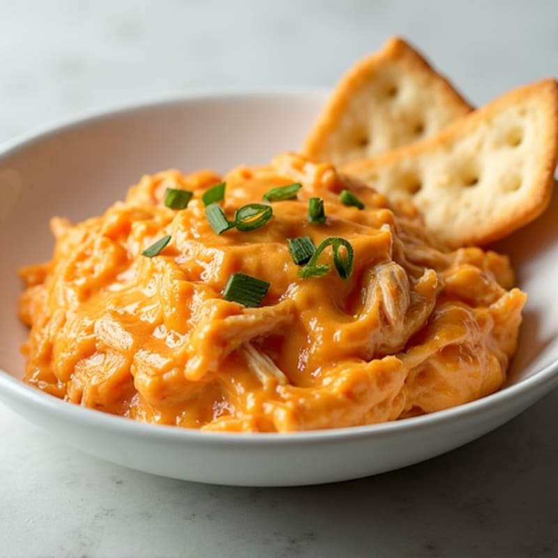 Creamy Greek Yogurt Buffalo Chicken Dip