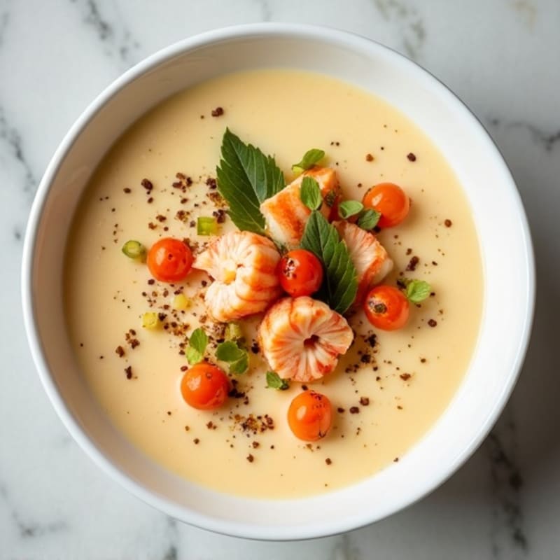 Healthy Creamy Lobster Bisque