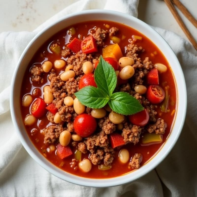 Hearty Lean Beef and Bean Chili