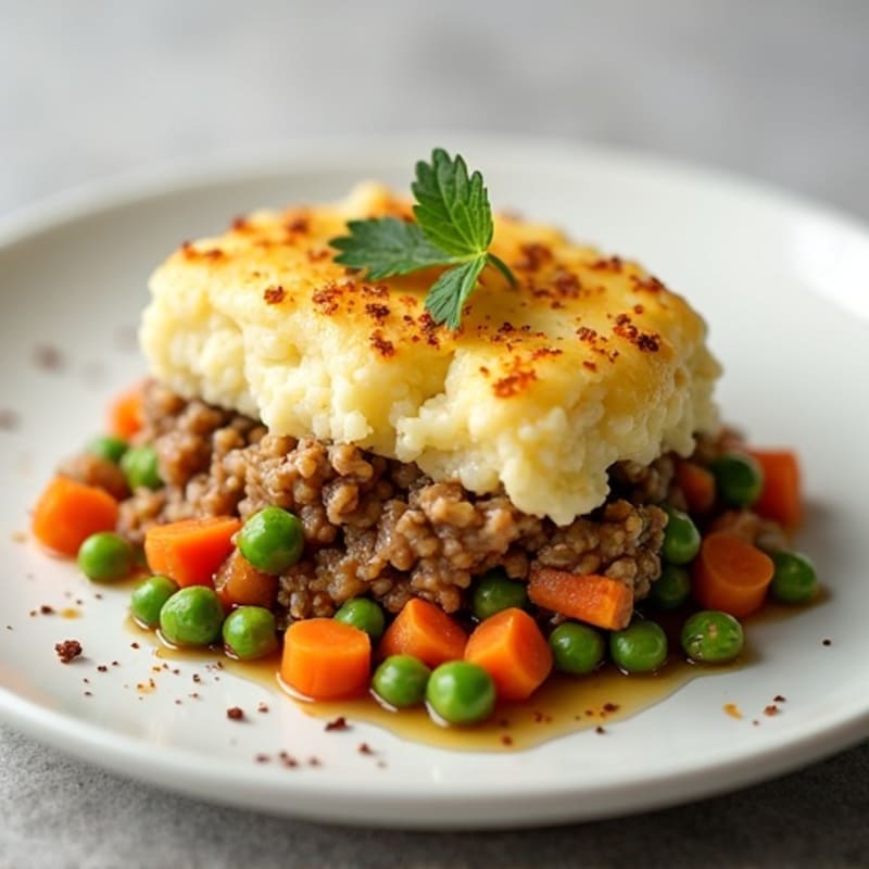 Cauliflower-Topped Turkey Shepherd's Pie