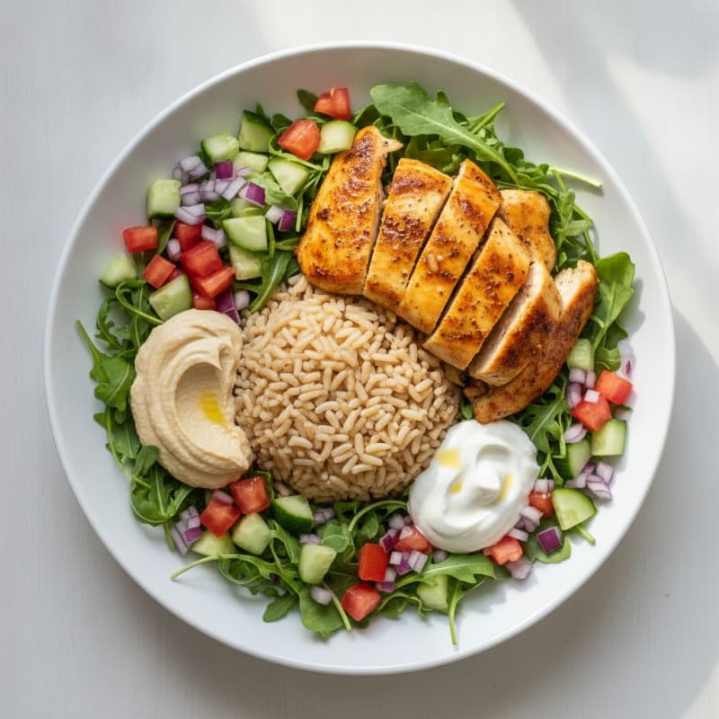 Chicken Shawarma Rice Bowl