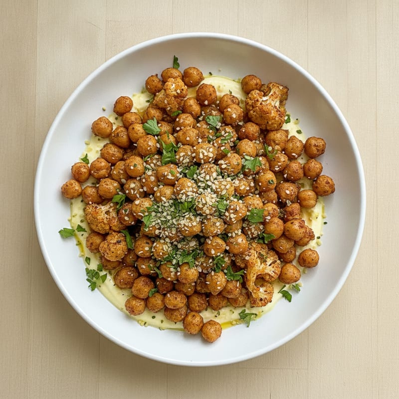 Roasted Vegetable and Chickpea Bowl