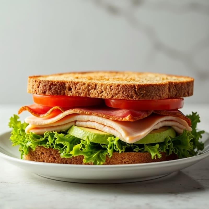 Healthy Turkey Club Sandwich