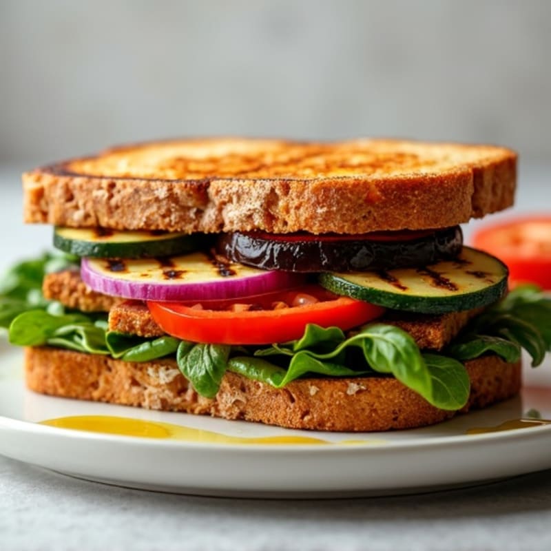 Hearty Grilled Veggie Sandwich