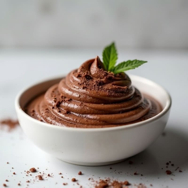 Chocolate Protein Pudding with Chia Seeds