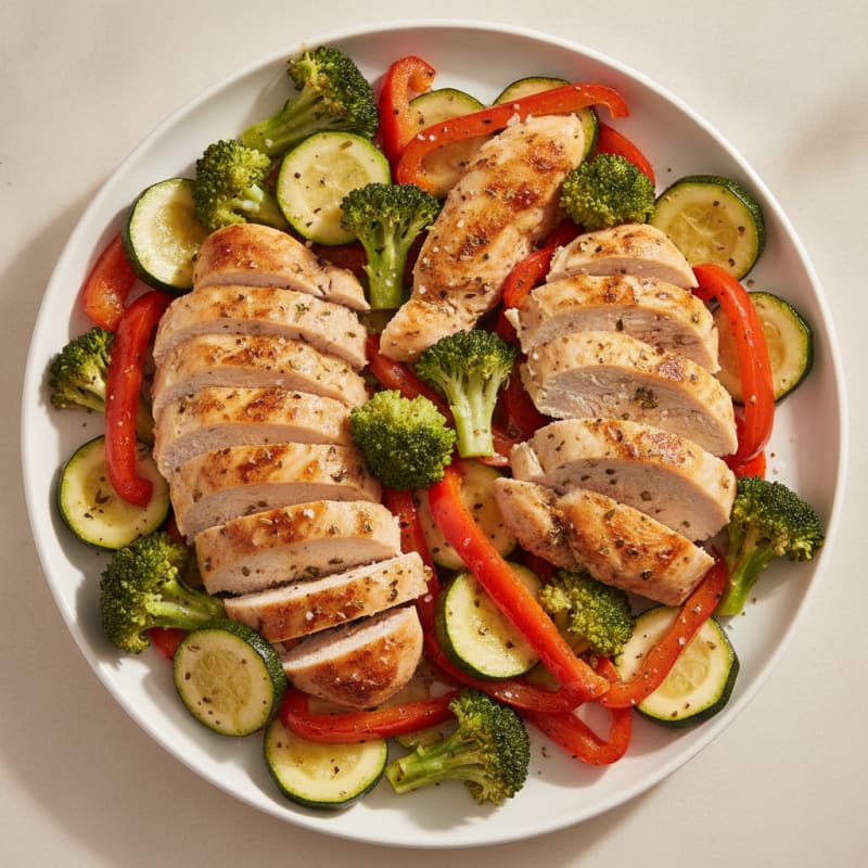 Sheet Pan Lemon Herb Chicken and Veggies