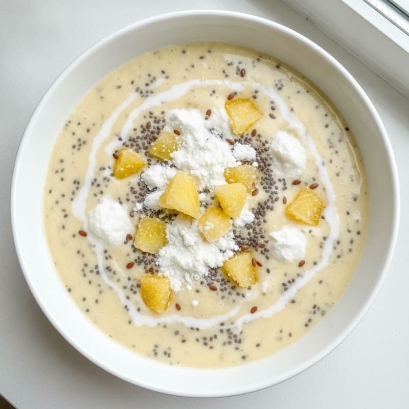 Tropical Chia Seed Protein Smoothie