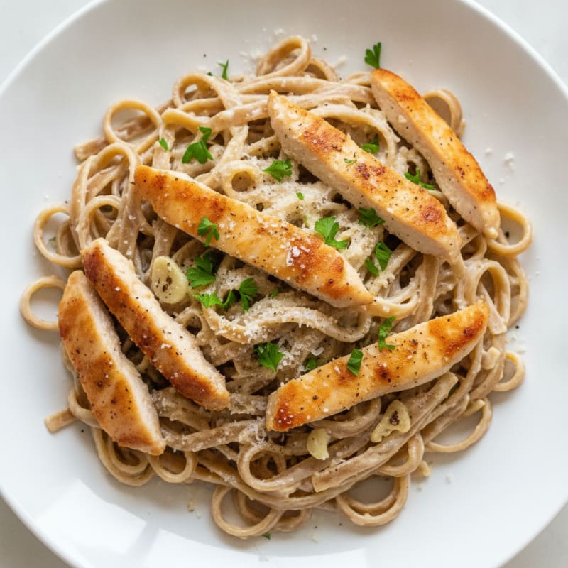 Chicken Alfredo Fettuccine Pasta