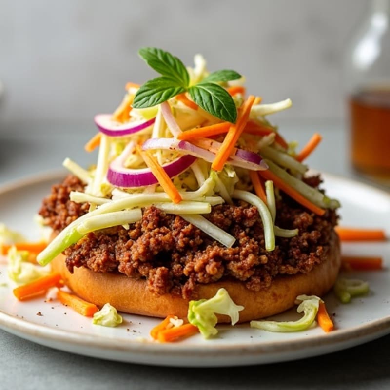 Smoky Tangy Pulled Pork with Crunchy Slaw